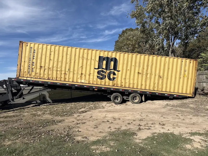 Shipping container sales — WI Rentals Stuttgart, Arkansas WI Rentals shipping container available for sale
